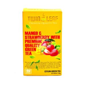 Twin Leaf Mango e Strawberry With Premium Quality Green Tea (клубника и манго / зеленый) 100г