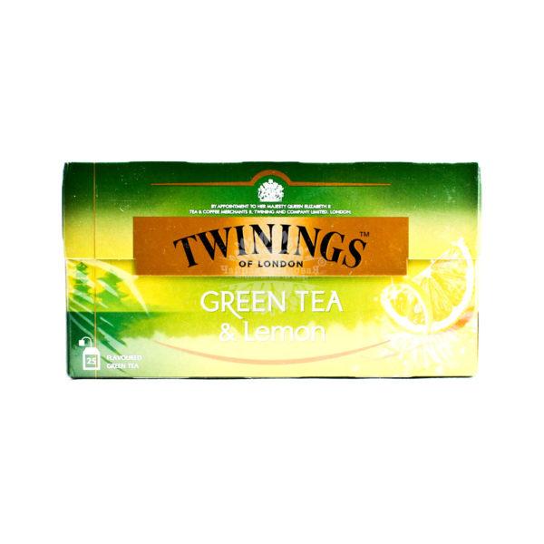 Twinings (Тванинг) Green tea & Lemon 25п (сашетах)