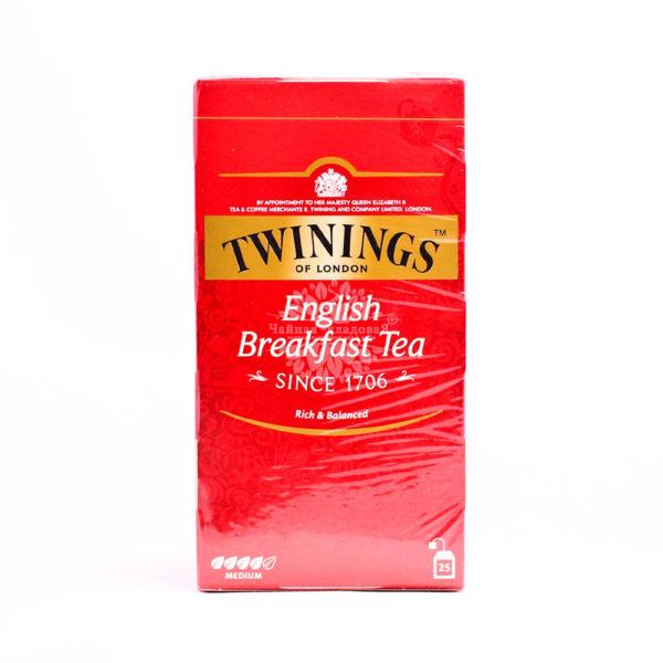 Twinings (Тванинг) English Breakfast Tea 25п (сашетах)