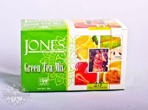Jones (Джонес) Green tea Mix 25п (сашетах)