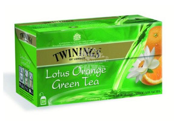 Twinings Lotus Orange Green Tea (Лотос — Апельсин) 25п
