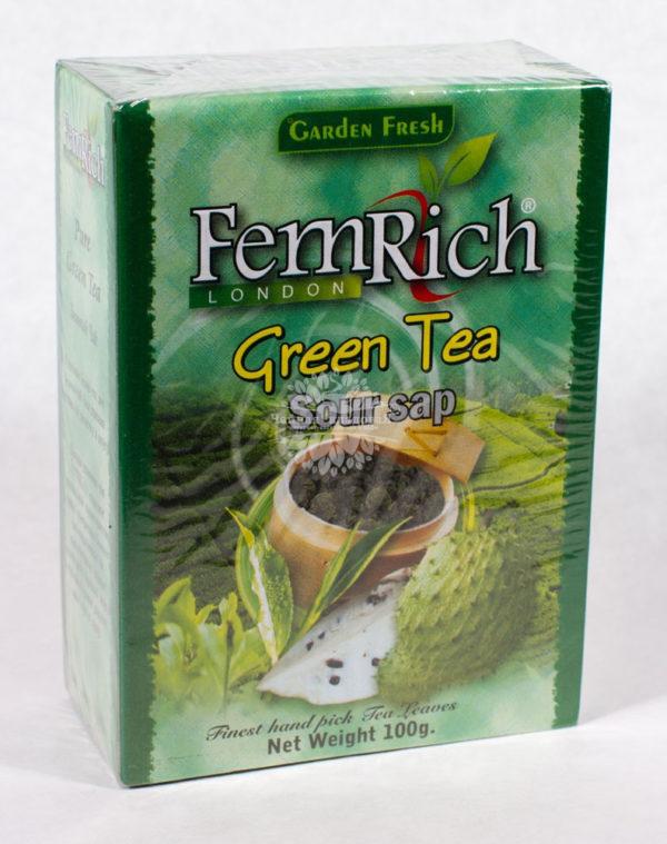 FemRich Super Green SourSap 100г