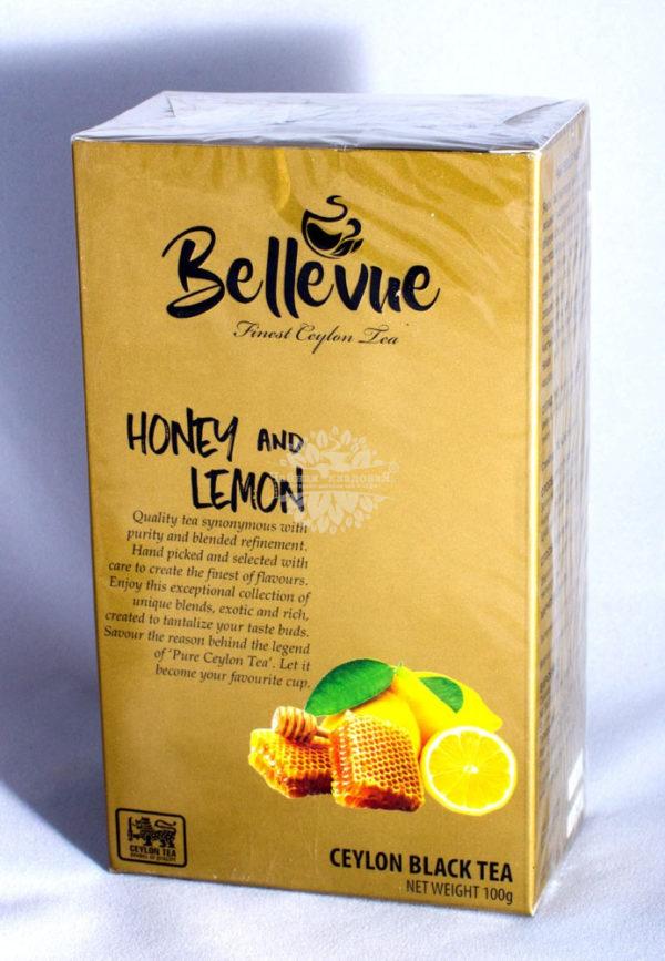 Bellevue Honey and Lemon (лимон и мед / черный) 100г