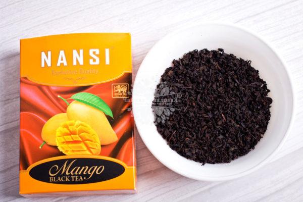 Nansi (Нанси) Black Mango (черный с манго) 100г