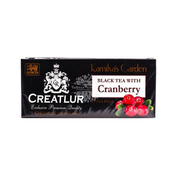 Creatlur (Креатлюр) Kamilya's Carden Black Tea With Cranberry (черный чай с клюквой) 25п