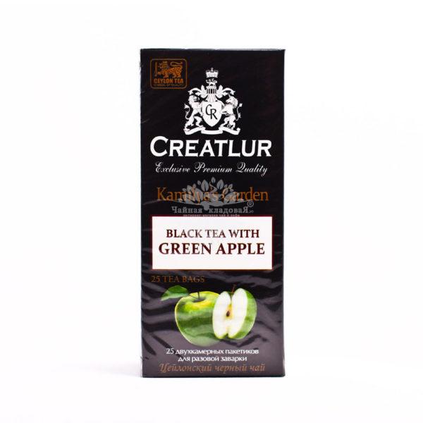 Creatlur (Креатлюр) Kamilya's Carden Black Tea With Green Apple (черный чай с яблоком) 25п