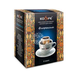 KO&FE Drip Bag Coffee Флоренсия молотый 8шт/8г (сашетах)
