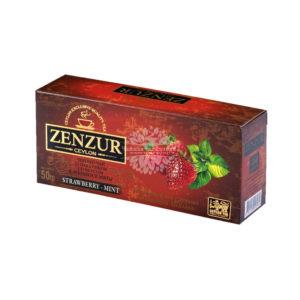Zenzur Black Tea Strawberry-Mint (черный с клубникой и мятой) 25п