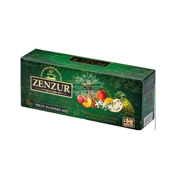 Zenzur Green Tea Fruit-Flowery Mix (ассорти на зеленом) 25п