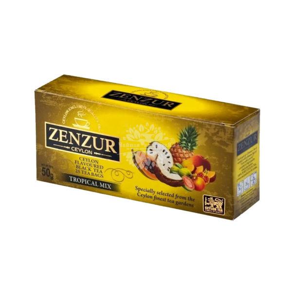 Zenzur Black Tropical Mix (черный с тропическими фруктами) 25п