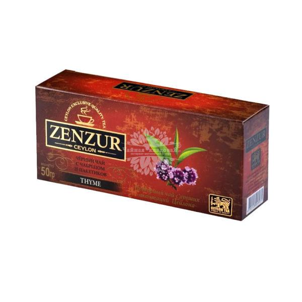 Zenzur Black Tea Thyne (черный с чабрецом) 25п