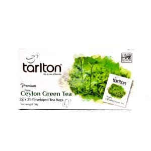 Tarlton (Тарлтон) Premium Pure Ceylon Green Tea /сашетах 25п