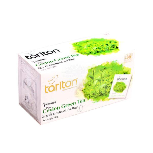 Tarlton (Тарлтон) Premium Pure Ceylon Green Tea /сашетах 25п