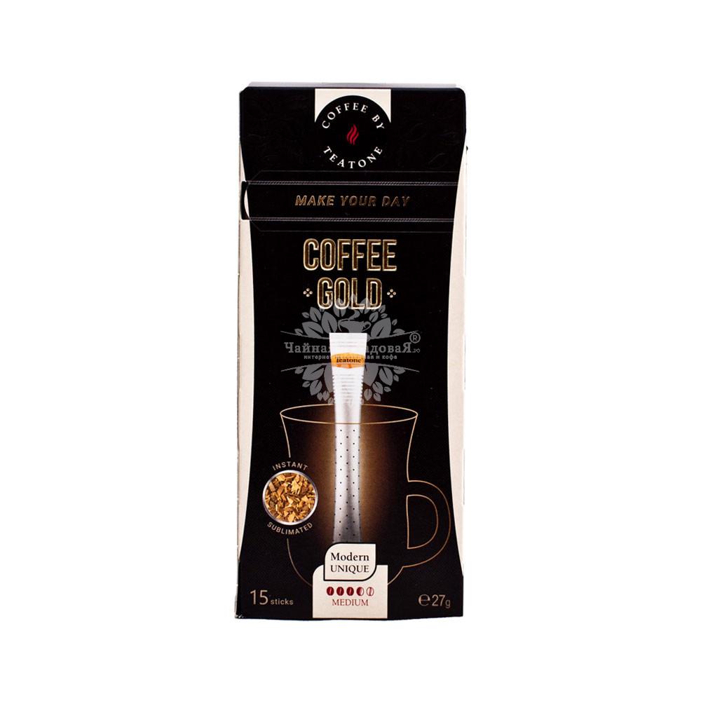 Teatone (Титон) Coffee Gold (растворимый кофе в стиках) 15шт