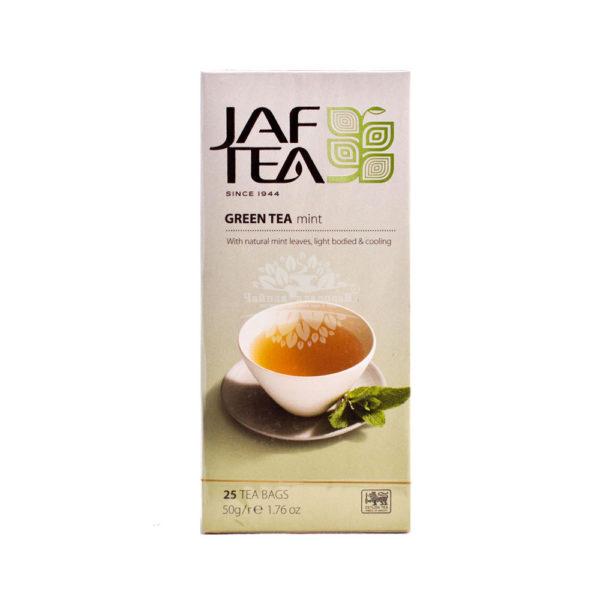 Jaf Green tea Mint (Джаф зеленый чай с мятой) 25п